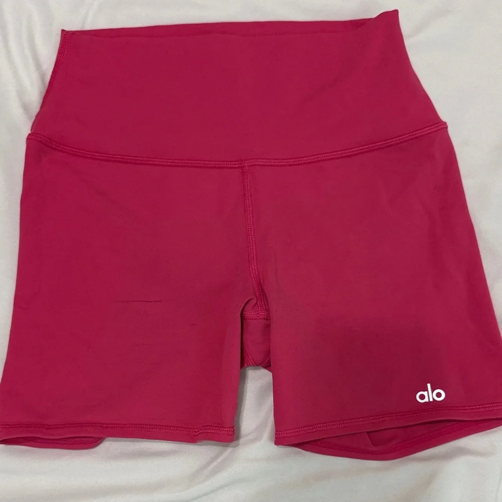 ALO Yoga Hot Pink Athletic Shorts
